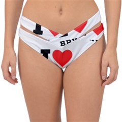 I Love Bryan Double Strap Halter Bikini Bottoms by ilovewhateva