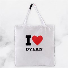 I Love Dylan  Grocery Tote Bag by ilovewhateva