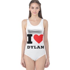 I Love Dylan  One Piece Swimsuit by ilovewhateva