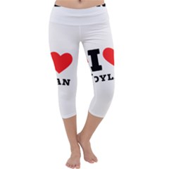 I Love Dylan  Capri Yoga Leggings by ilovewhateva