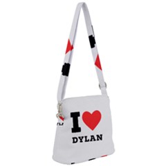 I Love Dylan  Zipper Messenger Bag by ilovewhateva