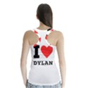 I love Dylan  Racer Back Sports Top View2