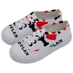 I Love Dylan  Kids  Classic Low Top Sneakers by ilovewhateva