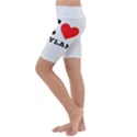 I love Dylan  Kids  Lightweight Velour Cropped Yoga Leggings View2