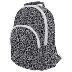 Abstract-0025 Rounded Multi Pocket Backpack by nateshop