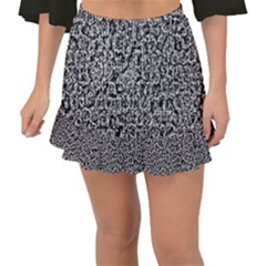 Abstract-0025 Fishtail Mini Chiffon Skirt by nateshop