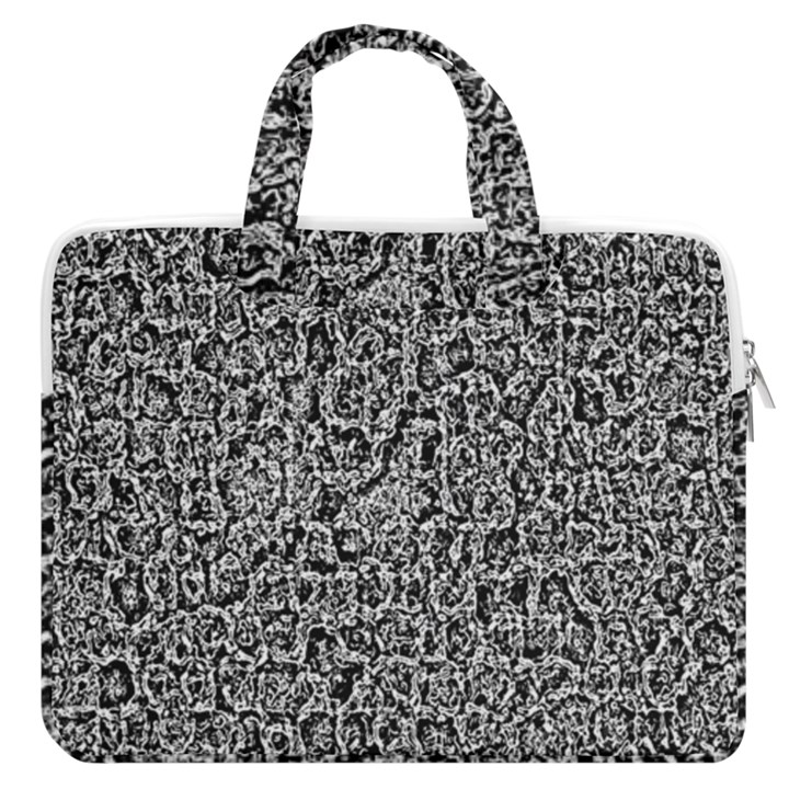 Abstract-0025 MacBook Pro 16  Double Pocket Laptop Bag 