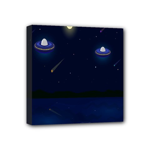 Alien Navi Mini Canvas 4  X 4  (stretched)