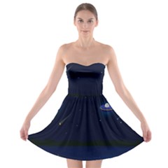 Alien Navi Strapless Bra Top Dress by nateshop