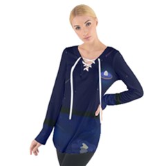 Alien Navi Tie Up Tee by nateshop