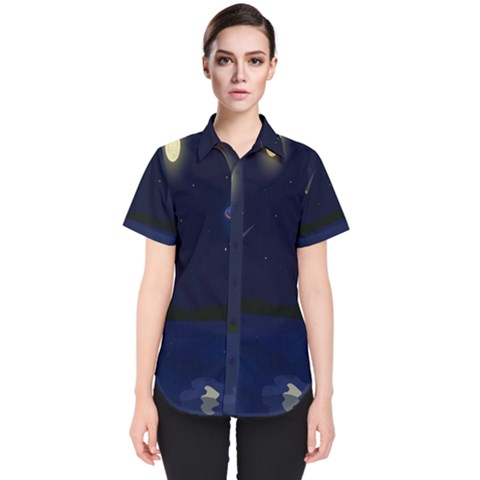 Alien Navi Women s Short Sleeve Shirt by nateshop