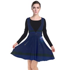 Alien Navi Plunge Pinafore Dress by nateshop