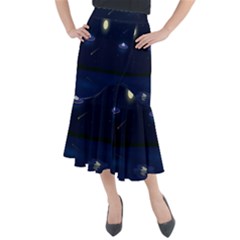 Alien Navi Midi Mermaid Skirt by nateshop