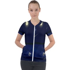 Alien Navi Short Sleeve Zip Up Jacket by nateshop