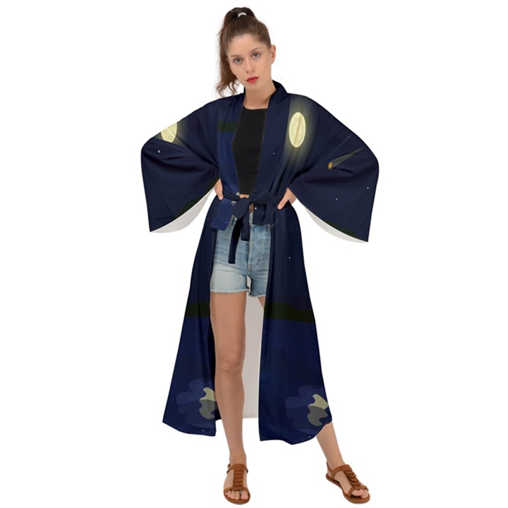 Alien Navi Maxi Kimono