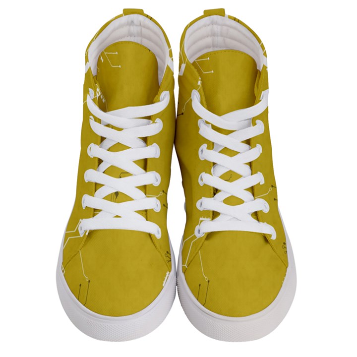 Background-0027 Men s Hi-Top Skate Sneakers