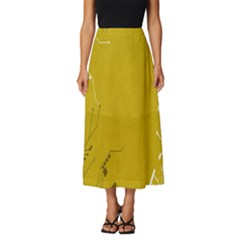 Background-0027 Classic Midi Chiffon Skirt