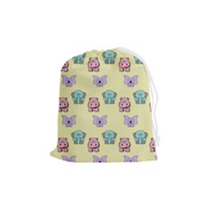 Animals-17 Drawstring Pouch (medium) by nateshop