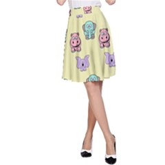 Animals-17 A-line Skirt by nateshop