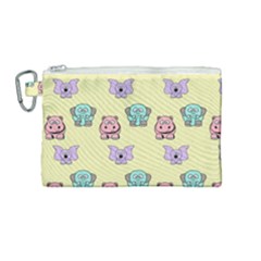 Animals-17 Canvas Cosmetic Bag (medium) by nateshop