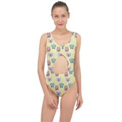 Animals-17 Center Cut Out Swimsuit by nateshop