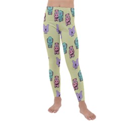 Animals-17 Kids  Lightweight Velour Leggings by nateshop