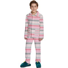 Background-01 Kids  Long Sleeve Velvet Pajamas Set