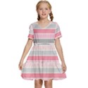 Background-01 Kids  Short Sleeve Tiered Mini Dress View1