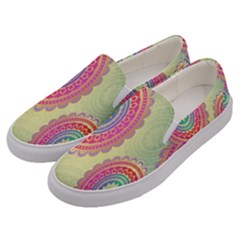 Background-02 Men s Canvas Slip Ons by nateshop