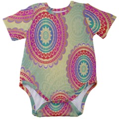 Background-02 Baby Short Sleeve Bodysuit by nateshop