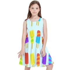 Background-29 Kids  Skater Dress by nateshop