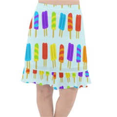 Background-29 Fishtail Chiffon Skirt by nateshop