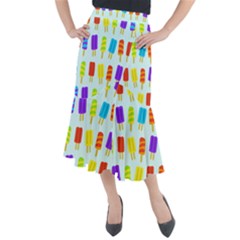 Background-29 Midi Mermaid Skirt by nateshop