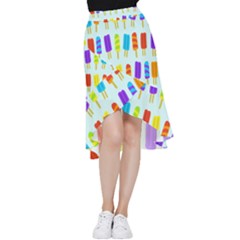 Background-29 Frill Hi Low Chiffon Skirt