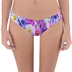 Blossoms-yellow Reversible Hipster Bikini Bottoms by nateshop