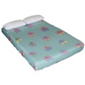 Butterfly-15 Fitted Sheet (Queen Size) View2