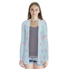 Butterfly-15 Drape Collar Cardigan by nateshop