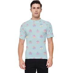 Butterfly-15 Men s Short Sleeve Rash Guard by nateshop