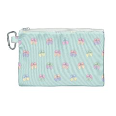 Butterfly-15 Canvas Cosmetic Bag (large) by nateshop