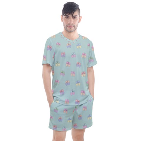 Butterfly-15 Men s Mesh Tee And Shorts Set by nateshop