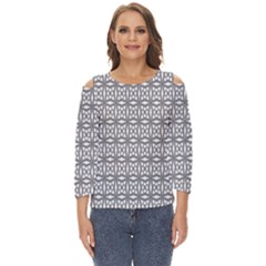 Celtic-knot 01 Cut Out Wide Sleeve Top