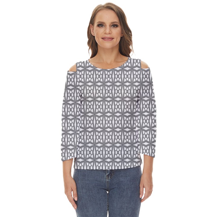 Celtic-knot 01 Cut Out Wide Sleeve Top