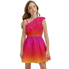 Spectrum Kids  One Shoulder Party Dress by nateshop