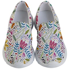 Flowers-484 Kids Lightweight Slip Ons by nateshop