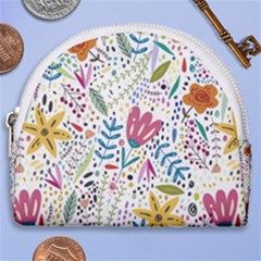 Flowers-484 Horseshoe Style Canvas Pouch by nateshop