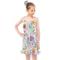 Flowers-484 Kids  Overall Dress by nateshop