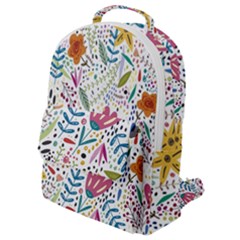 Flowers-484 Flap Pocket Backpack (small) by nateshop