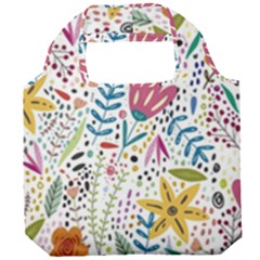 Flowers-484 Foldable Grocery Recycle Bag by nateshop