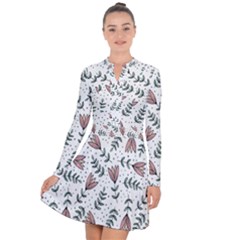 Flowers-49 Long Sleeve Panel Dress by nateshop