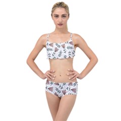 Flowers-49 Layered Top Bikini Set